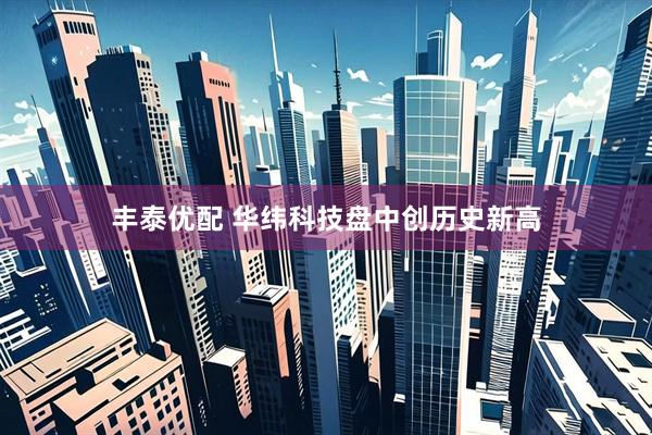 丰泰优配 华纬科技盘中创历史新高